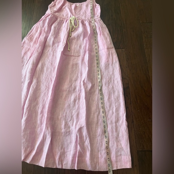 NWOT Tuckernuck Pomander Place Dress Sabella Maxi Linen in Pink XS - Picture 8 of 9